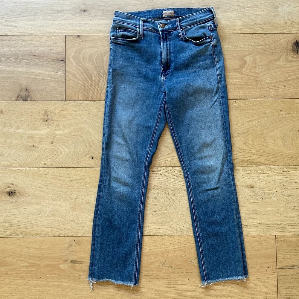 Mid Rise Dazzler Crop Fray Denim by MOTHER size 27 in We're All In This Together